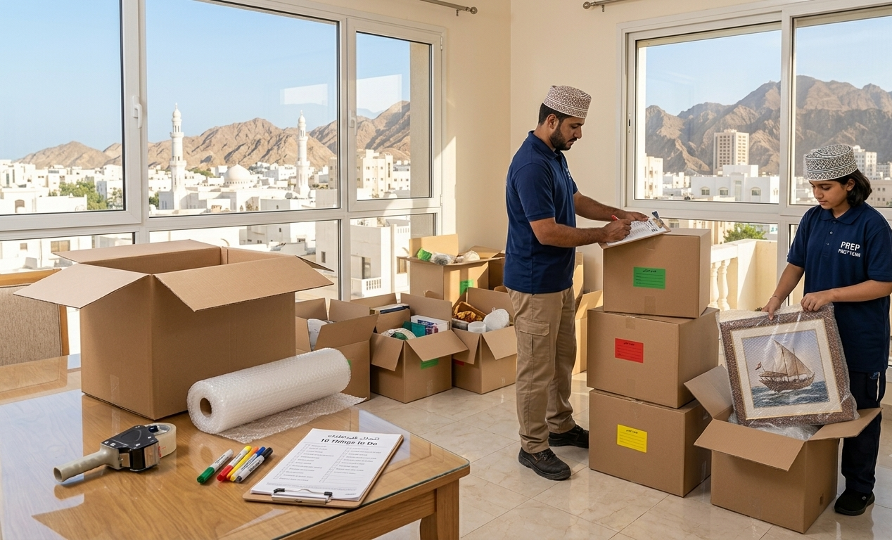 10 Things to Do Before Your Movers Arrive in Muscat