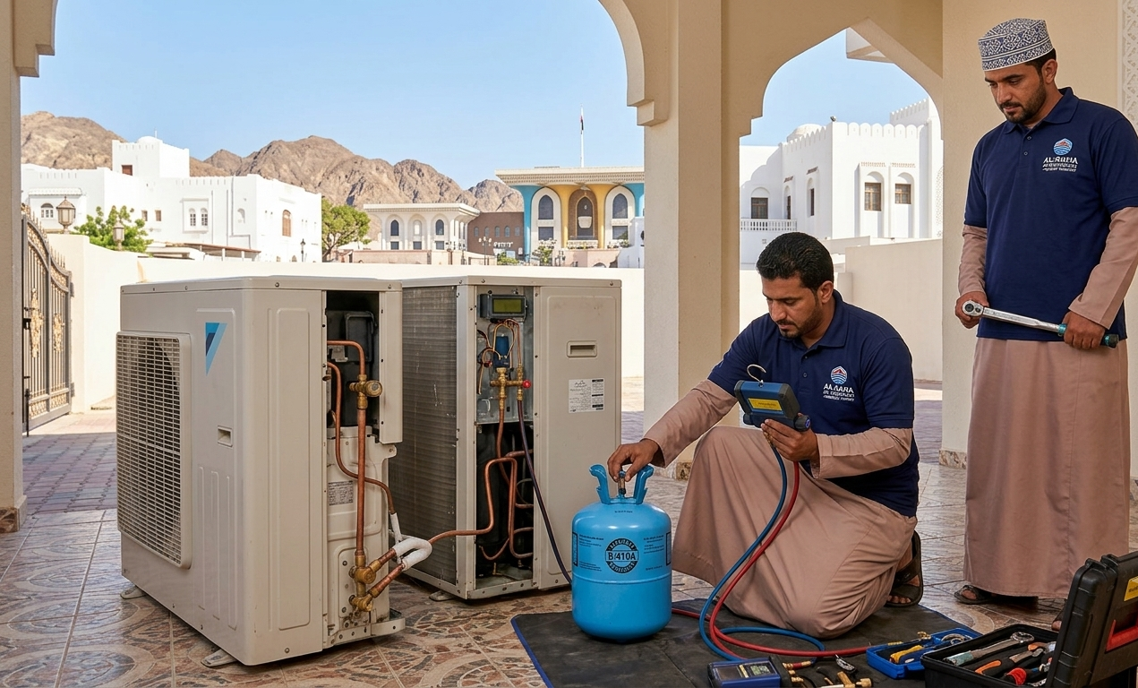 AC gas refill in Muscat