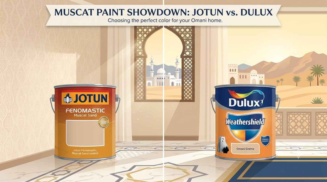 Jotun vs Dulux Paint in Oman — Which Is Better for Your Home in 2025?