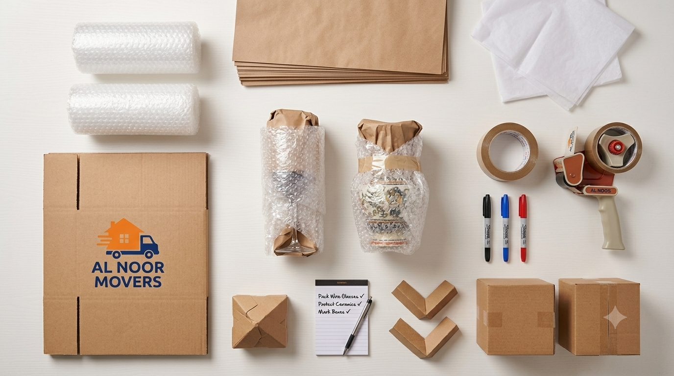 How to Pack Fragile Items for Moving in Muscat | Expert Tips